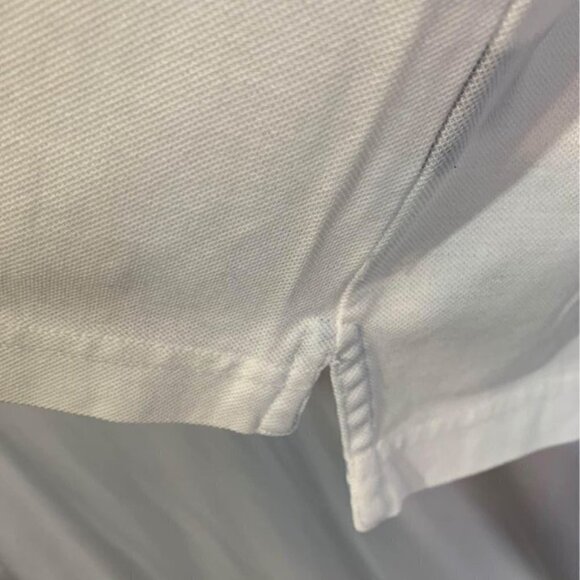 lincs by David Chu polo golf shirt. Size mens Large. White. 100% cotton. - Picture 6 of 8